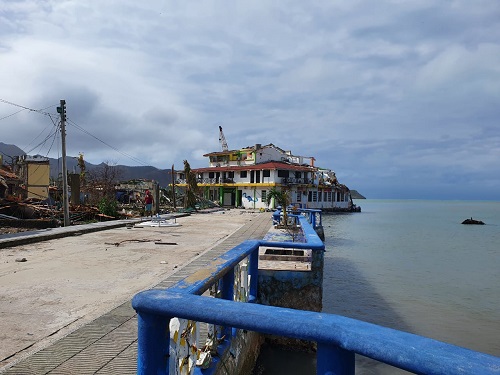 Los estragos del huracán Iona en Providencia (Foto: Carlos Forero)